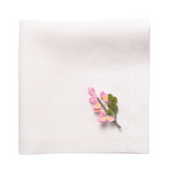 Dinner Napkin w/ Wisteria Pin