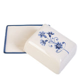 Iris Butter Dish Blue